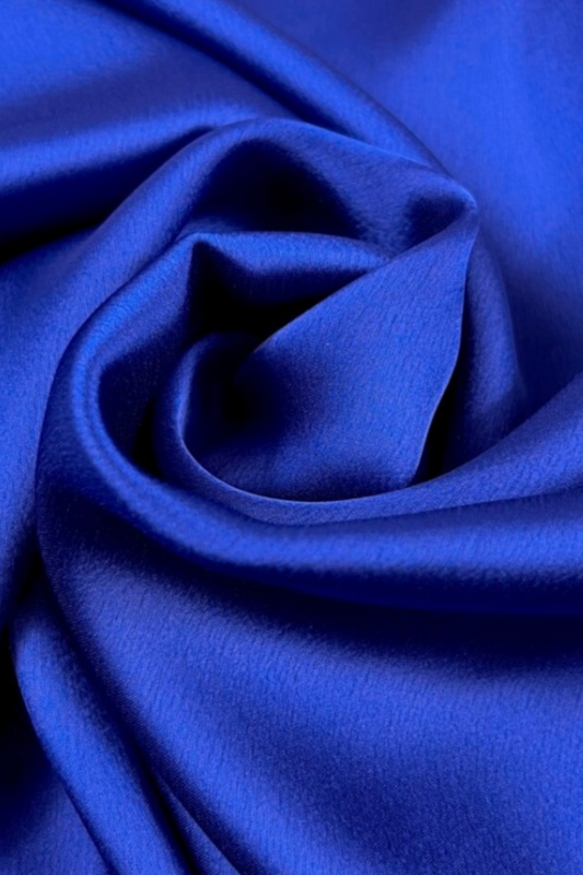 Metallic Plain occasion Scarf In Royal Blue